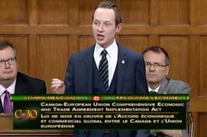 MP Cooper Supports the Canada Europe Trade Agreement