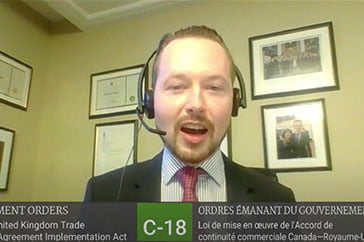 Michael Cooper Debates Bill C-18 (Canada-UK Trade)