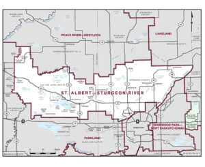 st-albert sturgeon-map