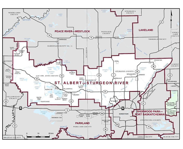 st-albert sturgeon-map